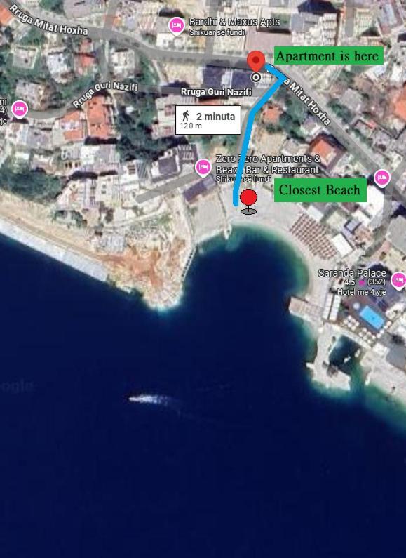 Violet Sea View Apartment Саранде Екстериор снимка